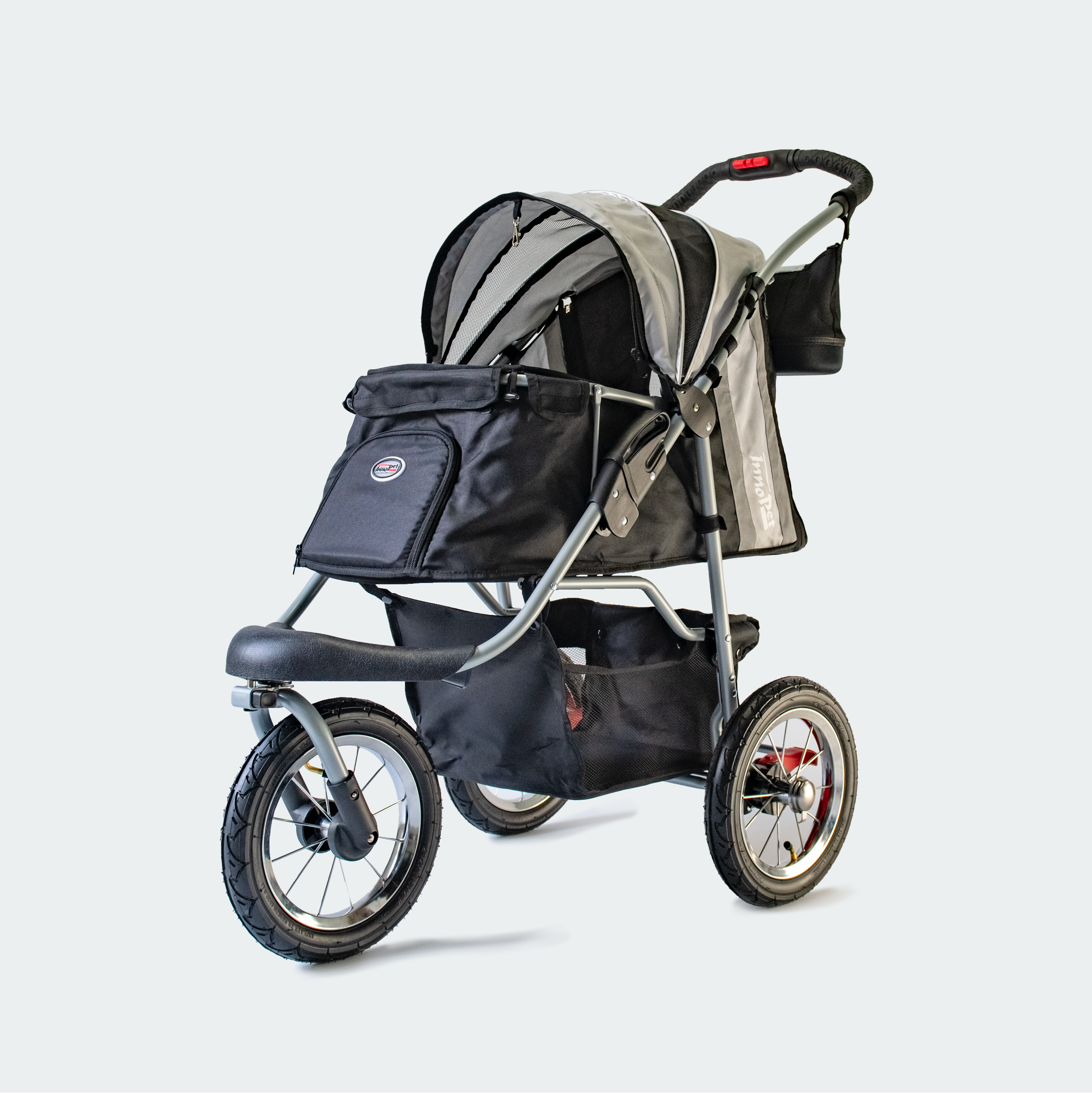 Pet Stroller <b>Comfort air eco  grey</b> with air weels up to 2